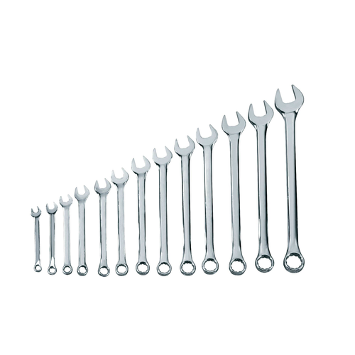 STANLEY SET WRENCH COMB FULL POLISH PRO SAE 13 PC.