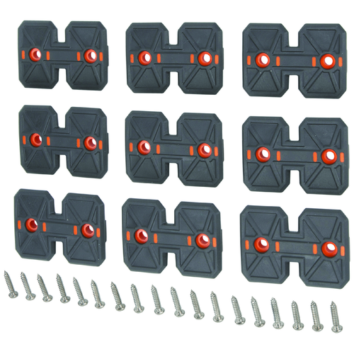 Hard Tool Module Flaps, Rail System, 9-Pack