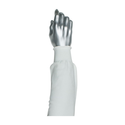 Kut Gard® 15-2WS  Cut Resistant Sleeve, Size 12", White, ANSI A2