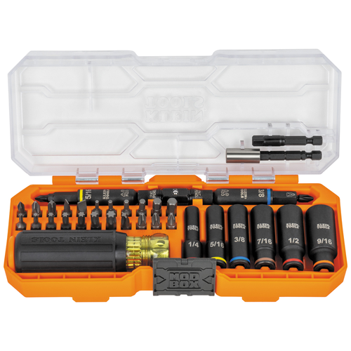KNECT™ Impact-Rated Screwdriver and Socket Set with Case, 41-Piece