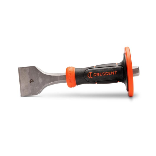 2-1/2" X 10" FLOORING CHISEL W/ HANDGUAR (P/N CFCH212H)
