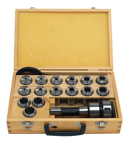 CCS-1, R-8 Chuck and Collet Set
