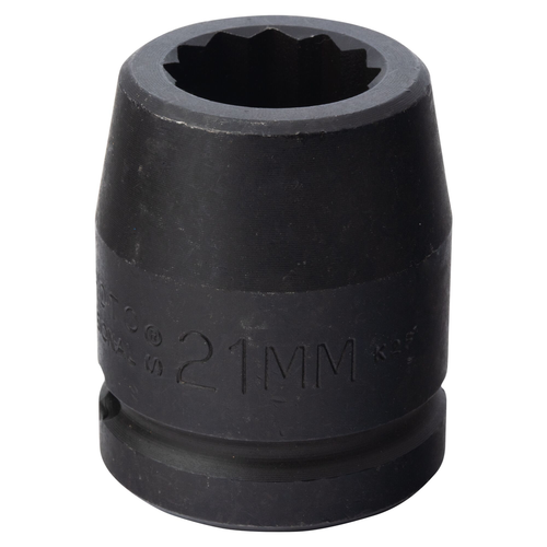 Proto® 3/4" Drive Impact Socket 21 mm - 12 Point 1/ea