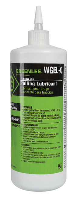 GREENLEE Winter-Gel Pulling Lube One Quart Squeeze Bottle