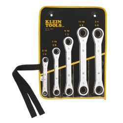 Klein 5 Piece Ratcheting Box Wrench Set