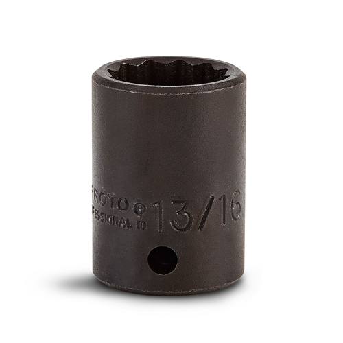 Proto® 1/2" Drive Impact Socket 13/16" - 12 Point 1/ea