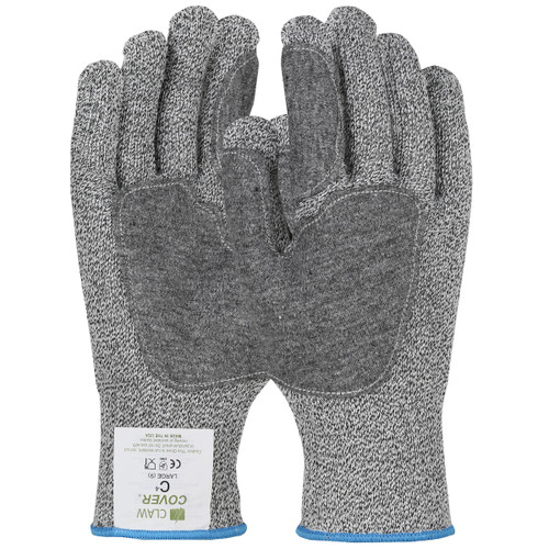 Claw Cover® Dual Defense™ CC-D3 Heavy Weight Cut Resistant Gloves, Size L, Gray, ANSI A9