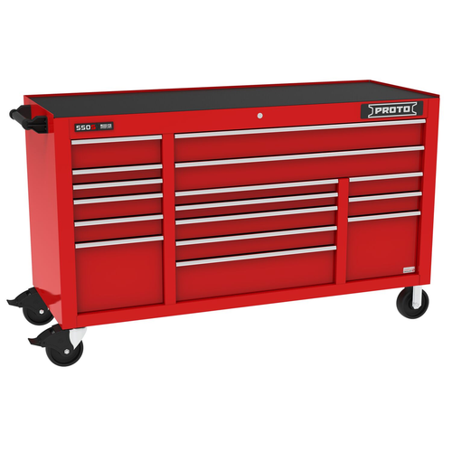 PWR WRKSTN 67 IN 17 DWR GL RED