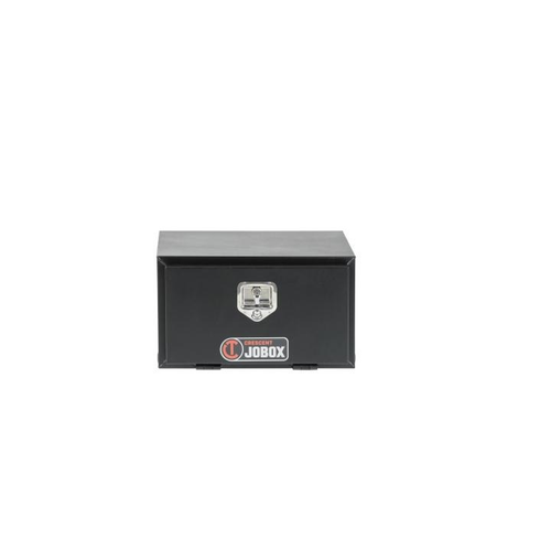 JOBOX 30" Long Black Steel Underbed Truck Box with Rain Gutter - 18" x 18"