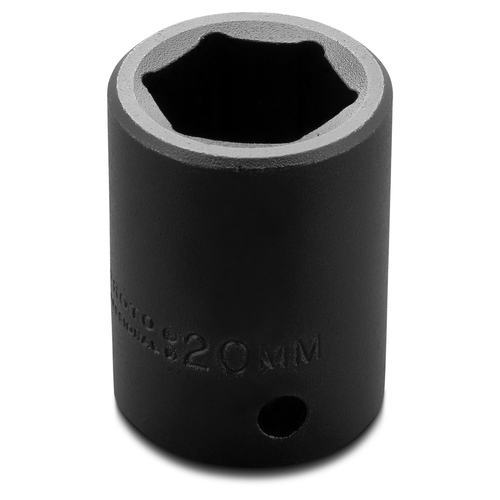 Proto® 1/2" Drive Impact Socket 20 mm - 6 Point 1/ea