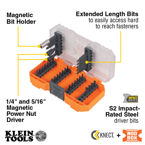 Impact Driver Bit Set, 35-Piece