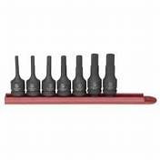 SET HEX IMP SAE 3/8DR 7PC