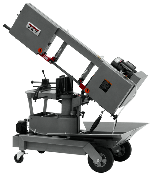 HVBS-10-DMWC 10" Horizontal/Vertical Dual Mitering Portable Band Saw with Coolant System, 1HP, 115V, 1 Ph