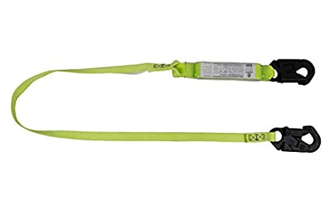SafeWaze Arc Flash 6' Energy Absorbing Lanyard: Dielectric Snap Hook