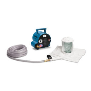 Allegro Two-Worker Double Bib Tyvek Hood Breathing Air Blower Respirator System, 50' Airline Hoses