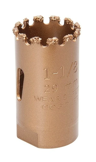GREENLEE 1-1/8" Carbide Grit Hole Saw