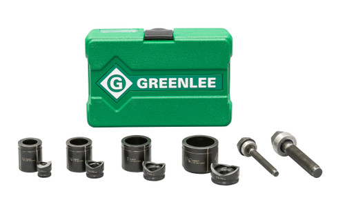 GREENLEE Standard Round 1/2" - 1-1/4" Manual Knockout Set