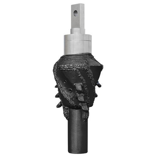 AMERICAN HDD CAST BODY SPIRAL FLUTED BACKREAMER with BOLT-ON SWIVEL  10" Cut  8.0" Pack Diameter 2-3/8" REG (Box x Swivel) w/ Shark Teeth and 20K Swivel