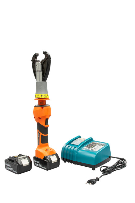 GREENLEE 6 Ton Insulated Crimper with CJDE Head and 230V Charger