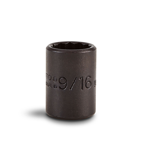 PROTO Skt 3/8 Dr 9/16 12 Pt Bla