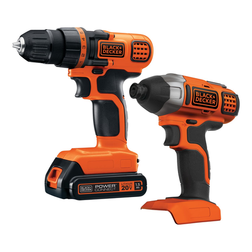 BLACK+DECKER 20V 2KIT DRILL/DRIVER IMPACT