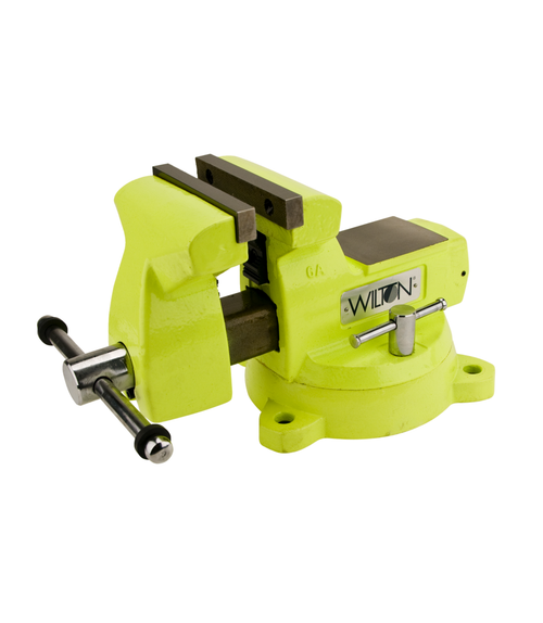 WILTON 1550, High-Visibility Safety 5" Vise with Swivel Base