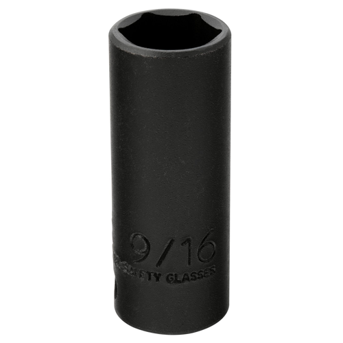 Proto® 3/8" Drive Thin Wall Deep Impact Socket 9/16" - 6 Point 1/ea