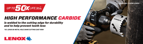 LENOX Carbide Hole Saw, 1 1/2-Inch38 Mm)
