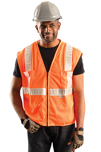 Occunomix Premium Mesh Gloss Safety Vest