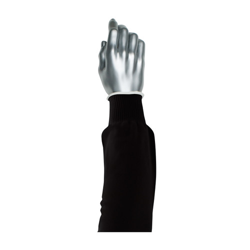 Kut Gard® 15-2BKS  Cut Resistant Sleeve, Size 18", Black, ANSI A2