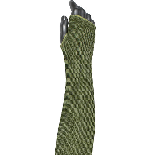 Kut Gard® 10-21KVACPMBKTH  Cut Resistant Sleeve, Size 24", Green, ANSI A4
