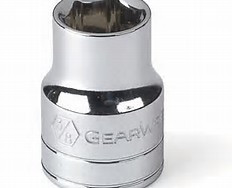 1/4" Drive 6 Point Standard Metric Socket 15mm