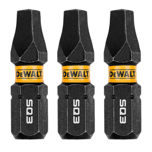 DW FLEXTORQ 3PK 1IN BITS FOR SQ3