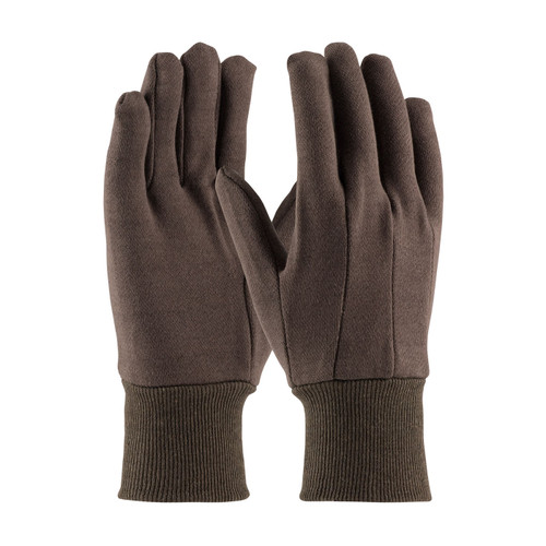 PIP® KBJ9I Heavy Weight Fabric Work Gloves, Size MENS, Brown