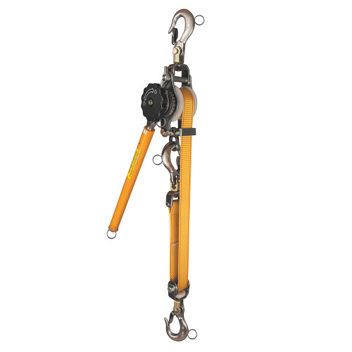 Klein 1,500lb-3,000lb Web Strap Ratchet Hoist w/Hot Rings 1/EA
