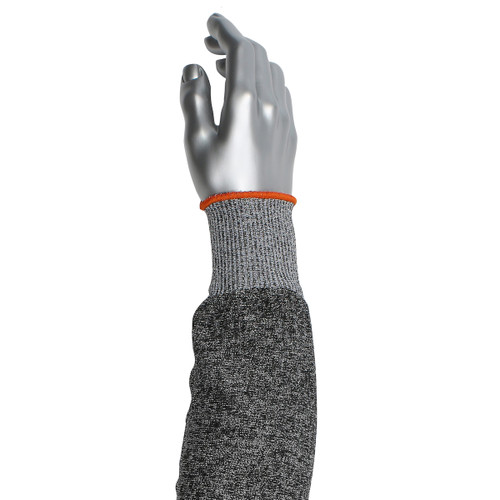 Kut Gard® 20-S13ATA/PE3  Cut Resistant Sleeve, Size 18", Gray, ANSI A3