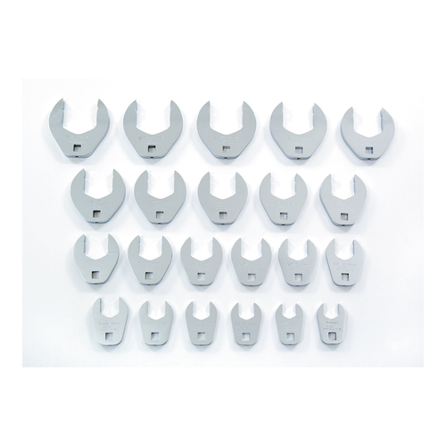 PROTO 1/2" Drive 22 Piece Crowfoot Wrench Set