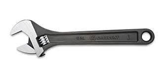 10" Black Oxide Finish Adjustable Wrench  (P/N AT210VS)