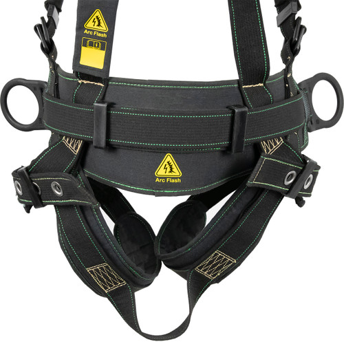 SAFEWAZE Arc Flash Construction Harness: DE 3D, DE QC Chest, TB Legs (3X)