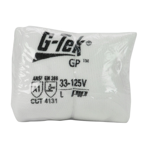 G-Tek® 33-125V  SeamlessGlove Coated, Size XS, White