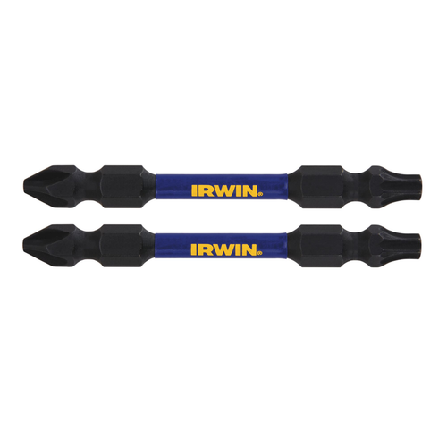 IRWIN IMPACT 2-1/2IN DE PH2/T25 - 2 PACK