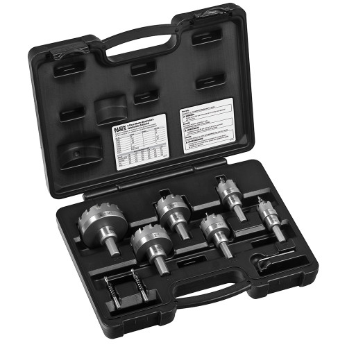 Klein Master Electricians Hole Cutter Kit 8 Pc