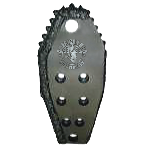 QUARTERBACK Paddle Bit Vermeer® Compatible 7-Hole  -- 1/2" x 13, 4.0" Width, 3/4" Thick  (P/N 8804)