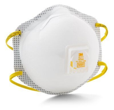 3M Particulate Respirator 8211, N95 10/BX