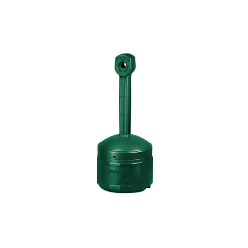 4 Gallon Plastic Outdoor Ashtray, Original Smoker's Ceasefire®, Forest Green - 26800G