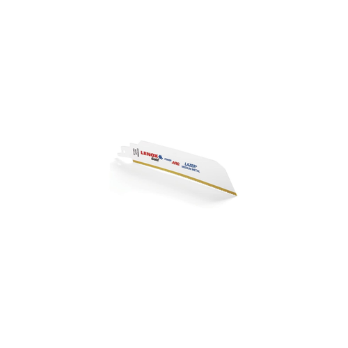 LENOX Gold Power Arc Reciprocating Saw Blade, For Medium Metal Cutting, 6-Inch, 18 TPi, 5-Pack