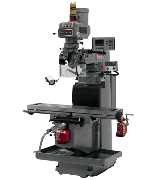 JTM-1254RVS with ACU-RITE 203 DRO X & Y Powerfeeds & Air Power Drawbar