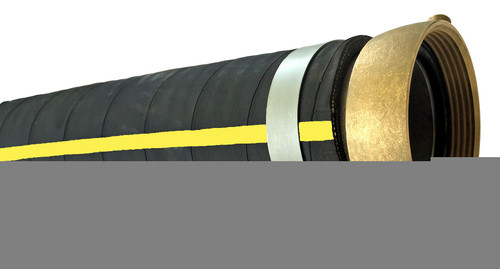 6"x20ft Male & Female NPSH HD Rubber Water Suction Hose 1/EA