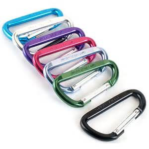 ALUMINUM SPRING SNAP,ASSORTED COLORS