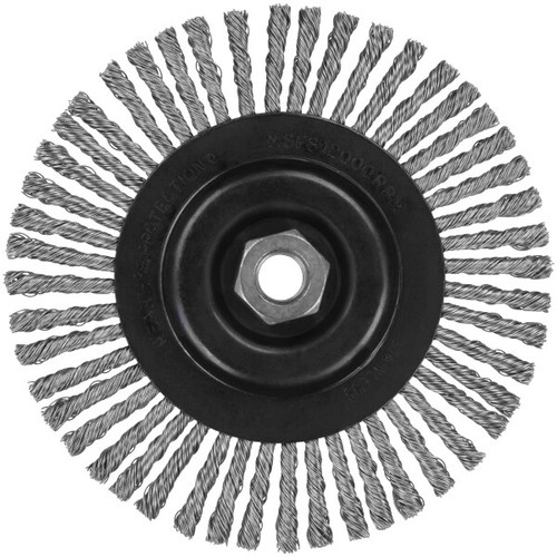 DEWALT 5-Inch By 5/8-Inch-11 Xp .020 Stainless Stringer Wire Wheel